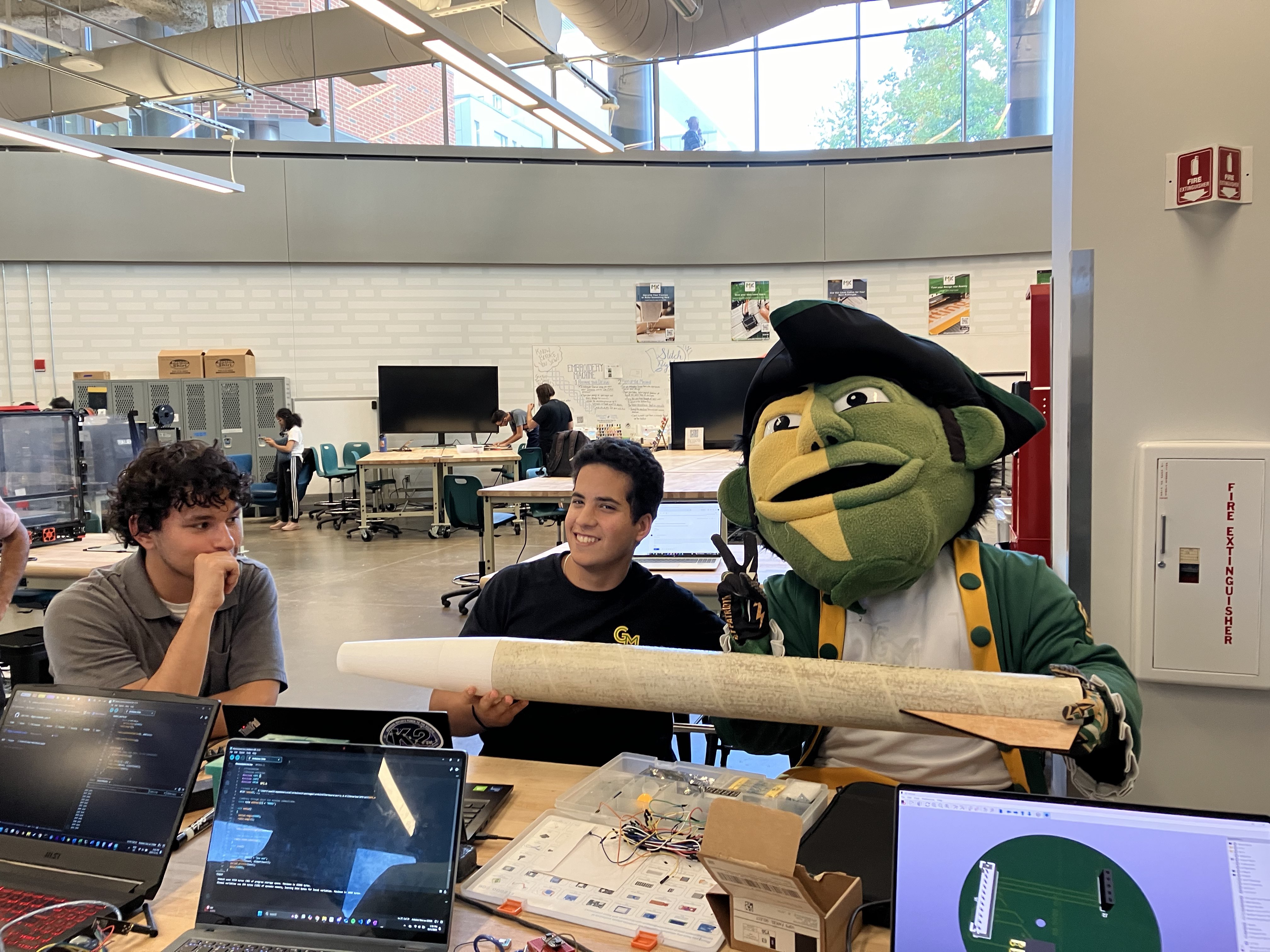 George Mason stopping by